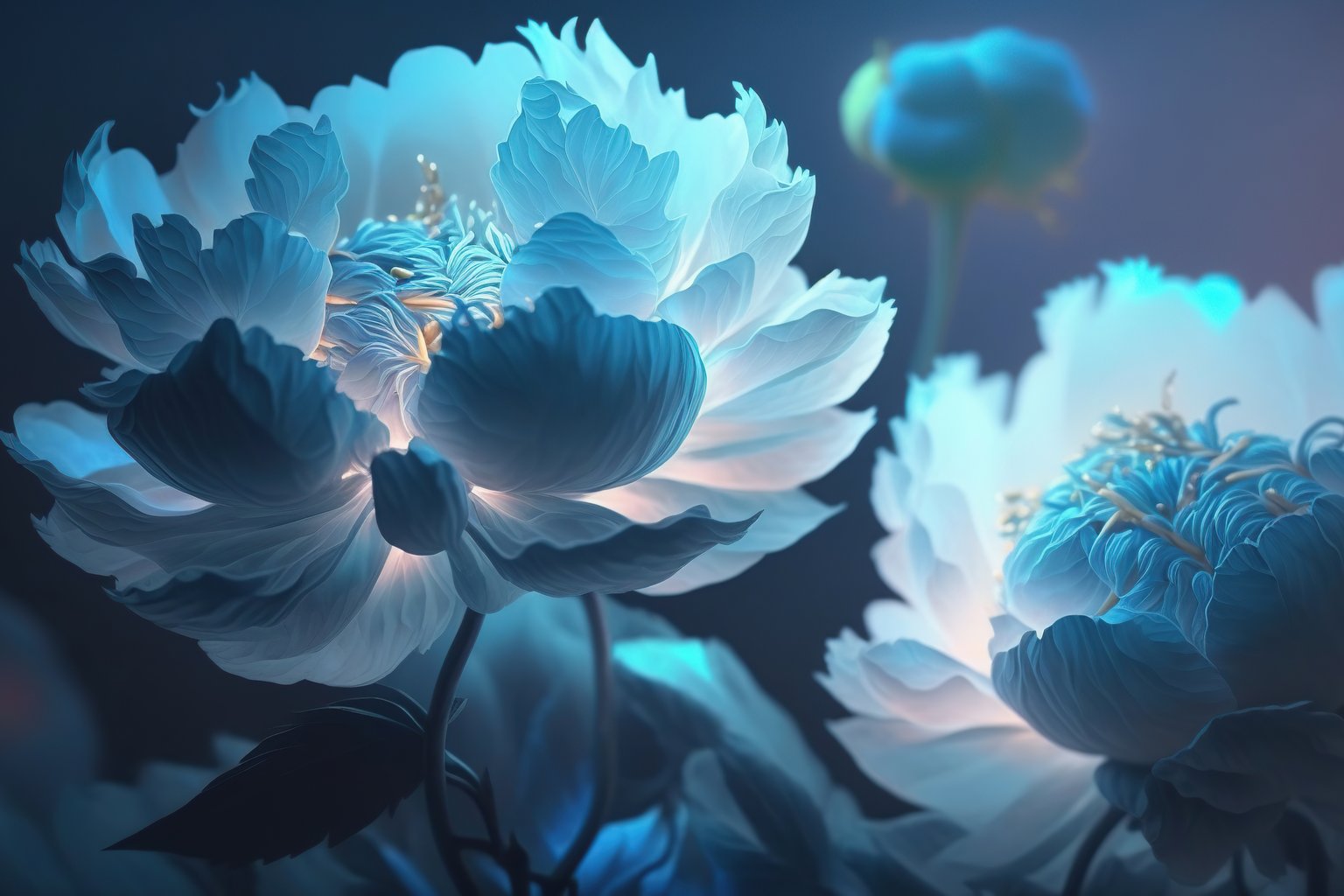 Delicate White Flowers Close-Up - Microsoft Surface 12.4″ wallpapers in 1536x1024 resolution