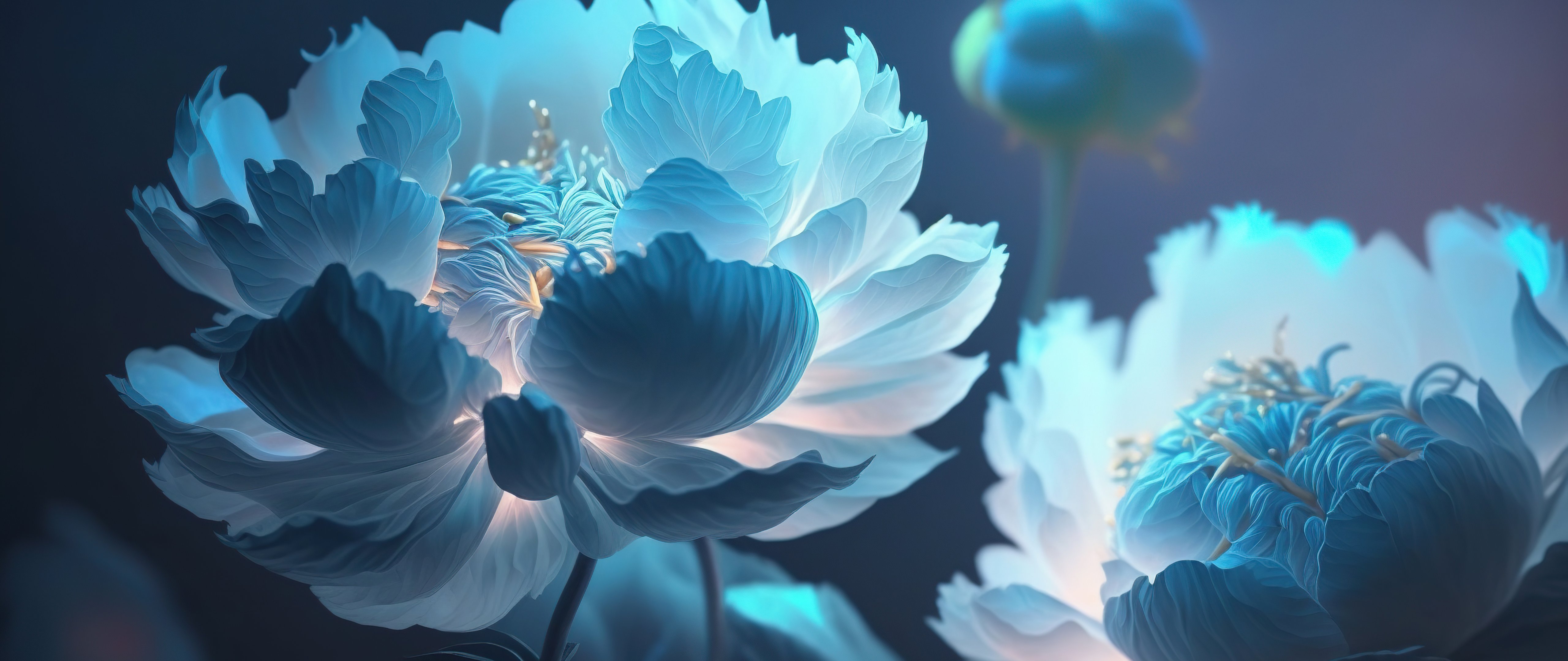 Delicate White Flowers Close-Up - 5K2K UltraWide 21:9 wallpapers in 5120x2160 resolution