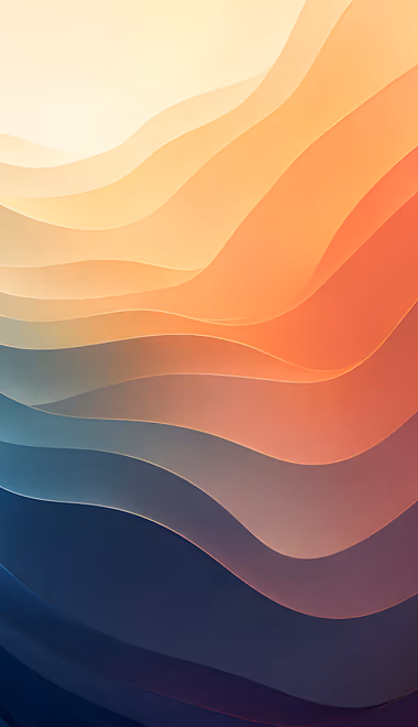 Pattern Wallpapers for Samsung Galaxy Z Flip6, Motorola Razr 2025 (1080x2640): waves, layers, gradient, flow
