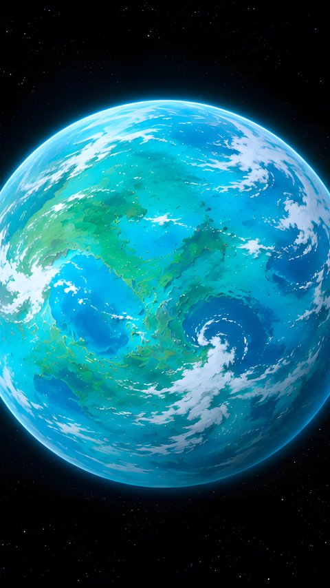 Green Extraterrestrial Planet View - Wallpapers for LG/ASUS in 480x854 resolution