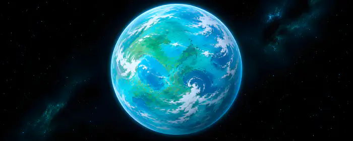 UltraWide 32:9 Orbit wallpapers (3840x1080): planet, extraterrestrial, clouds, ocean