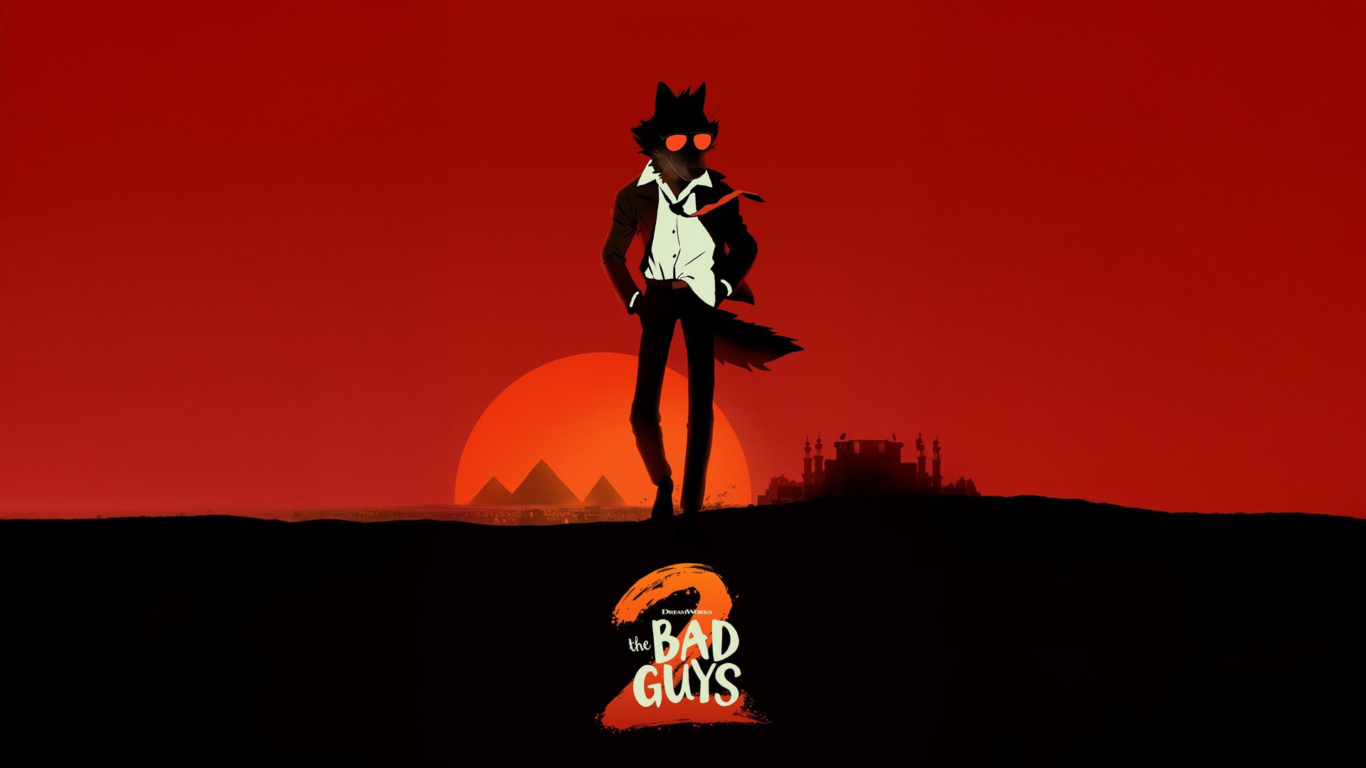Волк из The Bad Guys 2 - Full HD обои в разрешении 1920x1080