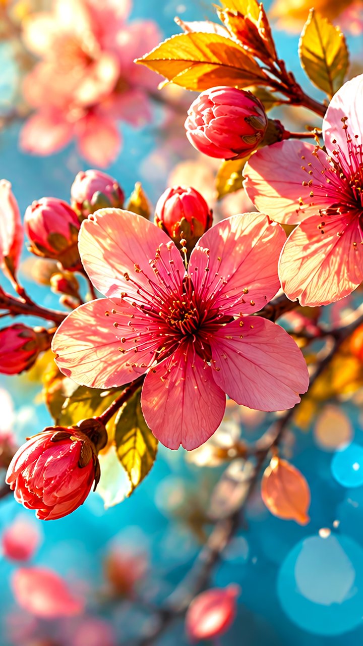 Apple Tree Blossom in Spring Garden - Wallpapers for Samsung/LG in 720x1280 resolution