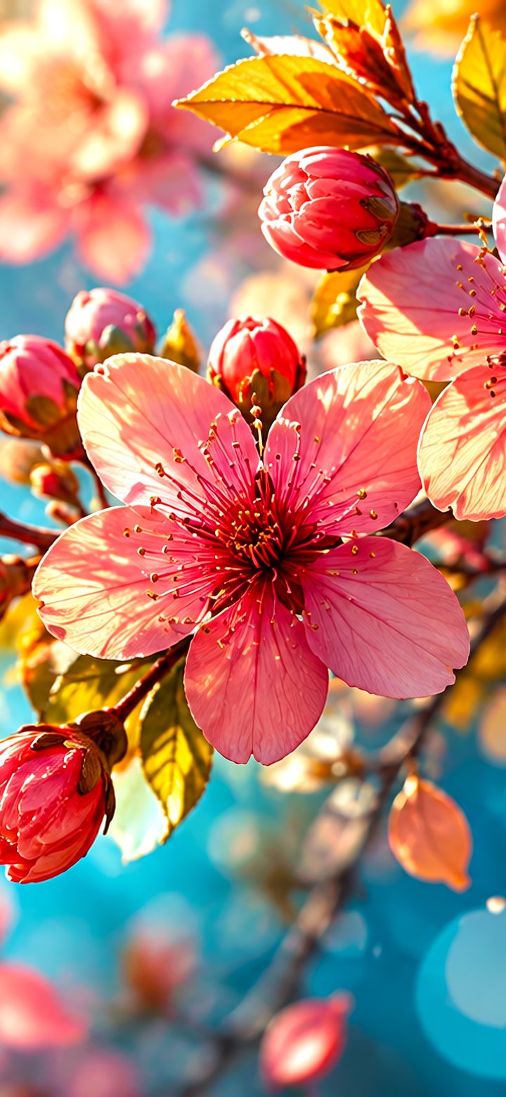 Apple Tree Blossom in Spring Garden - Wallpapers for Samsung Galaxy A11/A20e/A20/M11, Xiaomi Redmi 9A/9C, POCO C40 in 720x1560 resolution