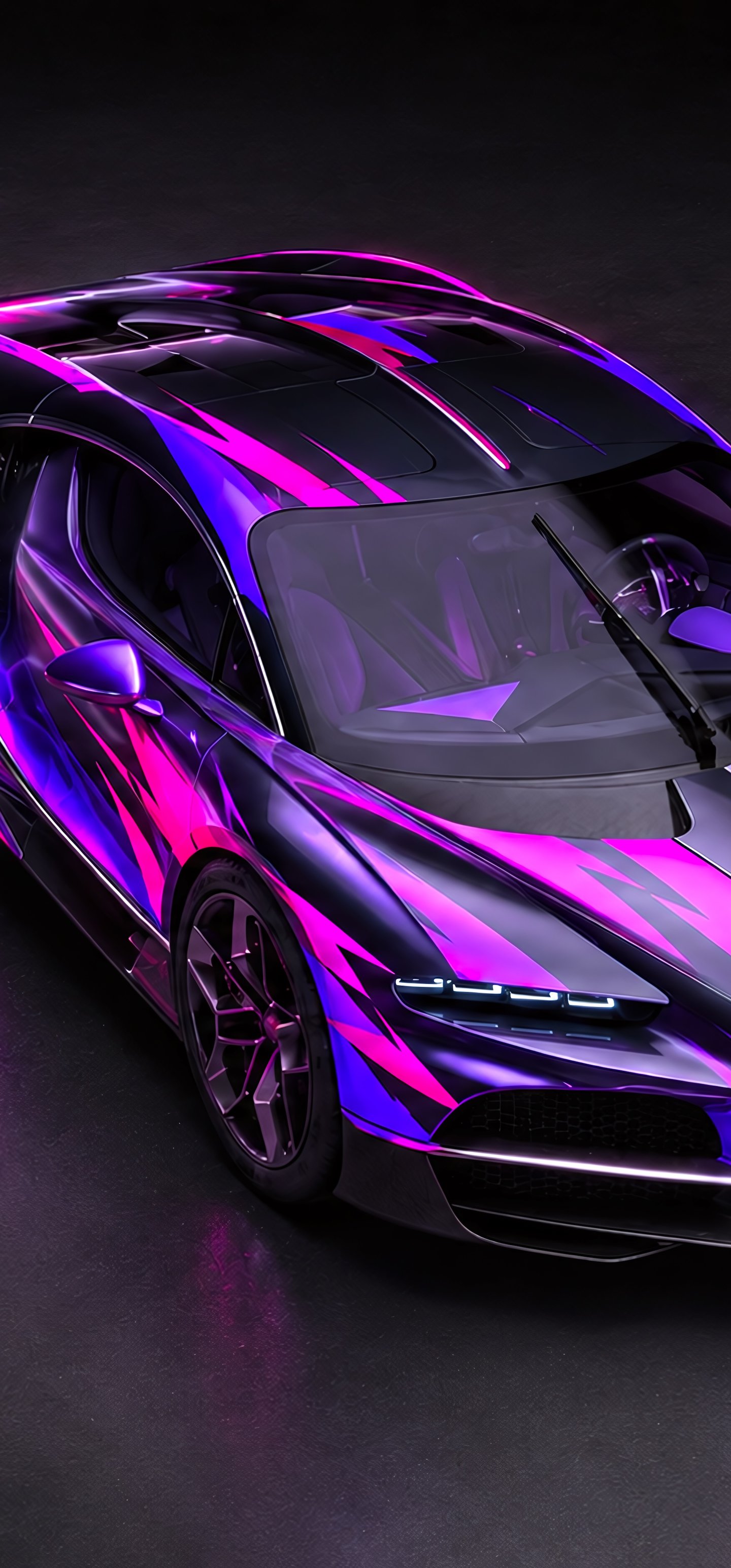 Custom Bugatti Tourbillon Hypercar - Wallpapers for Samsung Galaxy S22 Ultra/S23 Ultra in 1440x3088 resolution