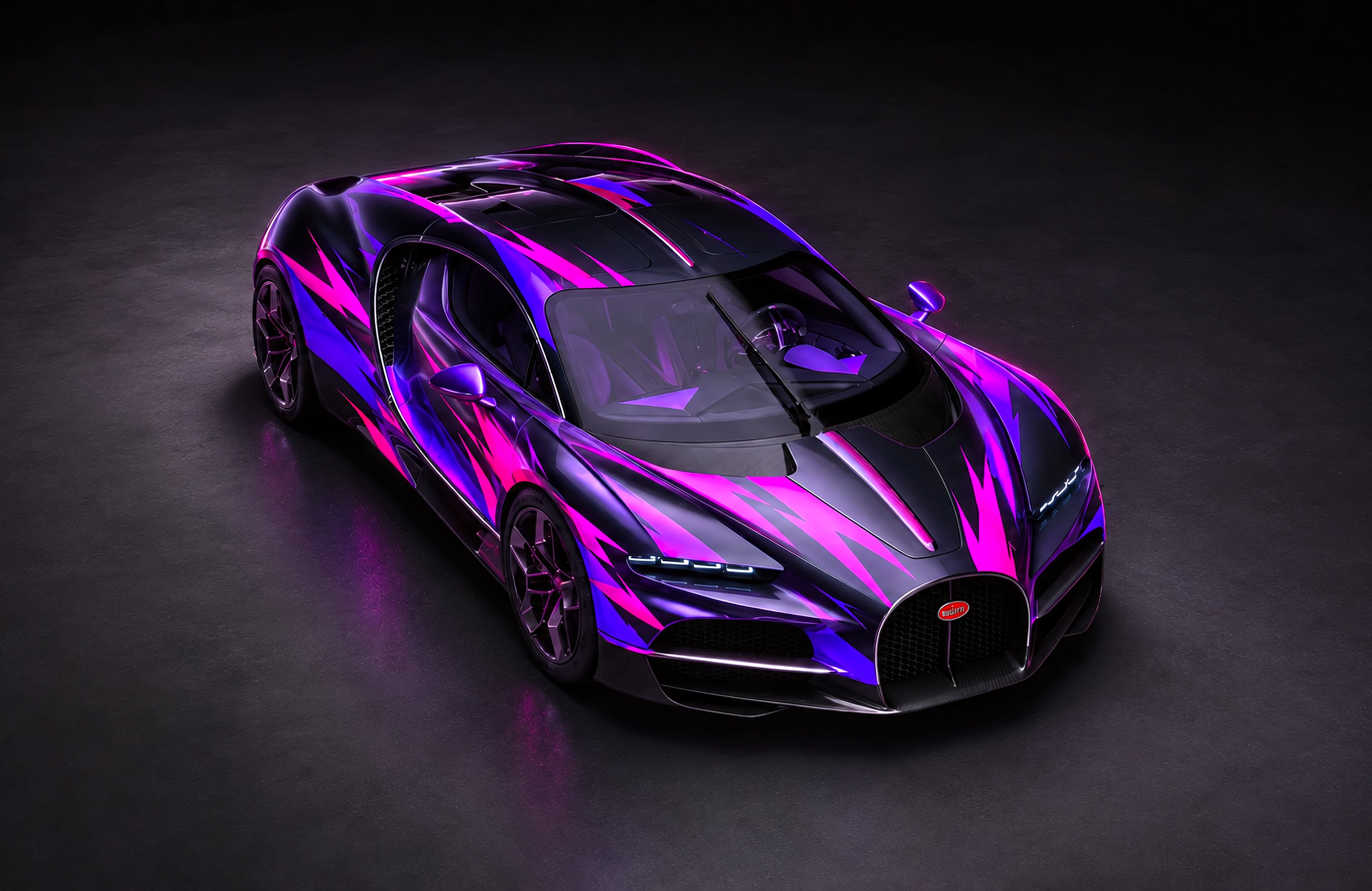 Custom Bugatti Tourbillon Hypercar - Wallpapers for Apple MacBook 14.2″ in 3024x1964 resolution