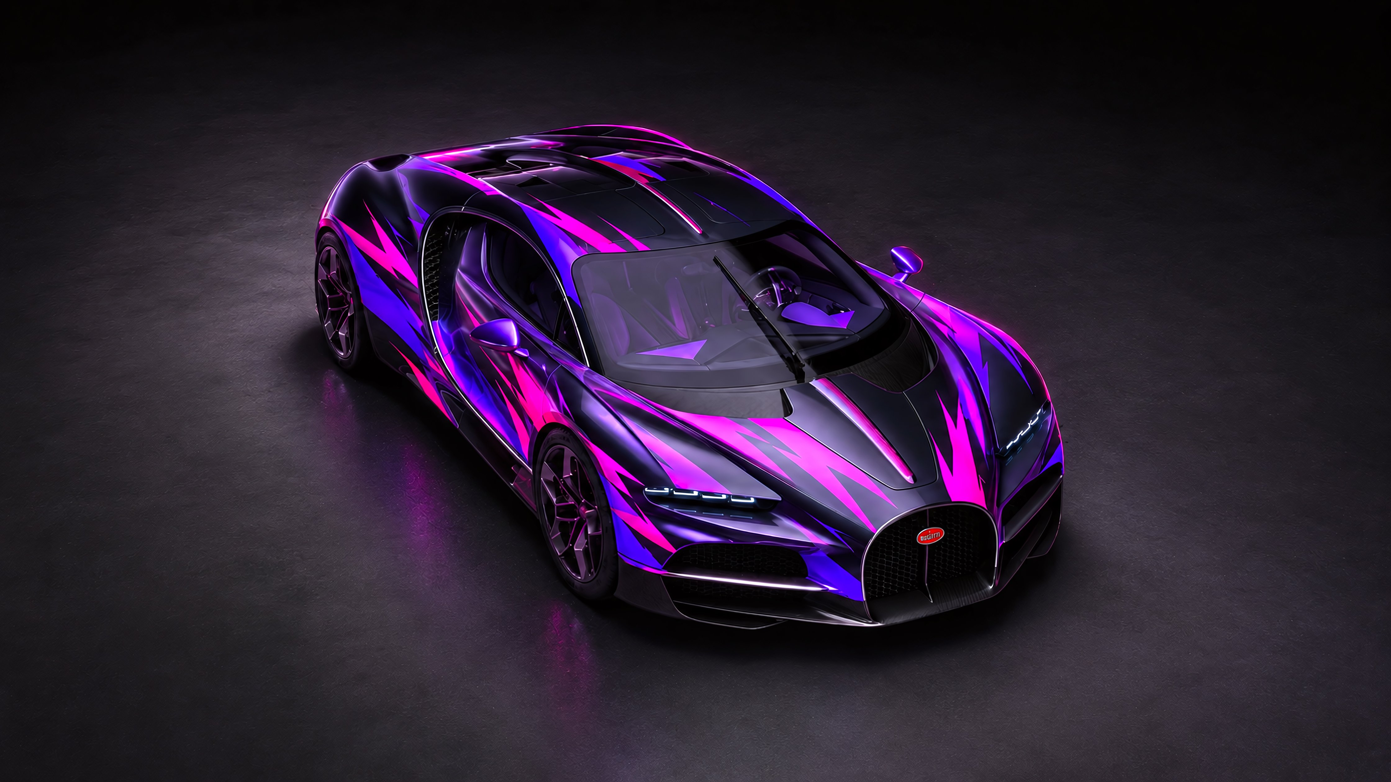 Custom Bugatti Tourbillon Hypercar - Wallpapers for Apple iMac 24″ in 4480x2520 resolution