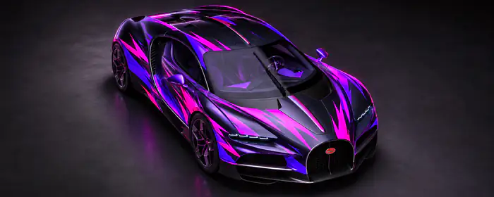UltraWide 21:9 обои LED (3440x1440): Bugatti Tourbillon, Bugatti, ливреи, карбон