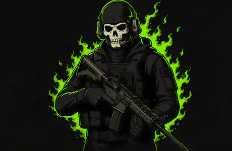 WUXGA обои персонаж (1920x1200): Call of Duty, призрак, маска, череп