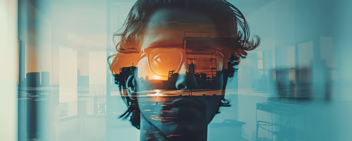 People wallpapers: man, face, reflection, glasses