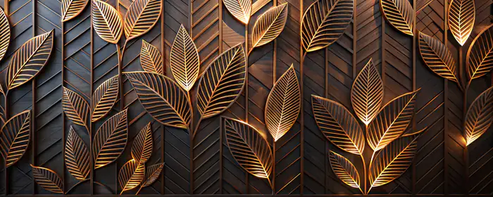 Interior design wallpapers: decor, wall, ambient light, metal