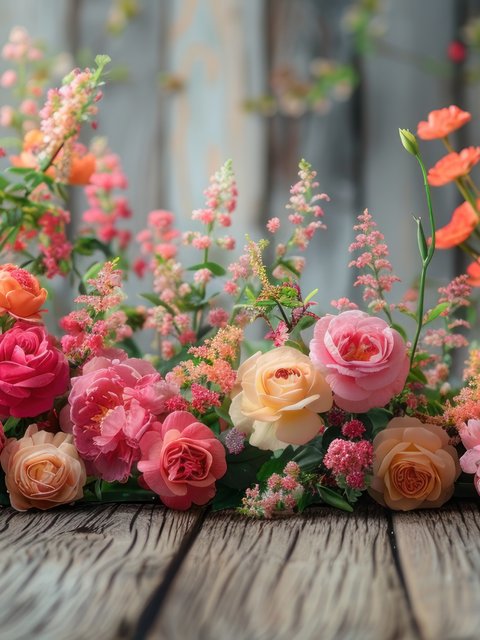 Delicate Pink Rose Arrangement - Wallpapers for HTC/BlackBerry in 480x640 resolution