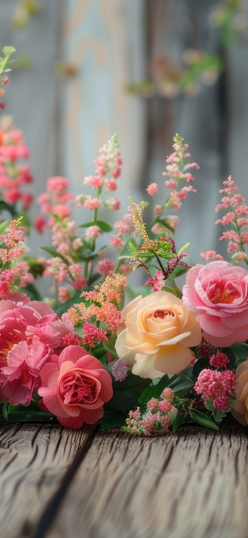 Delicate Pink Rose Arrangement - Wallpapers for iPhone 11/XR in 828x1792 resolution