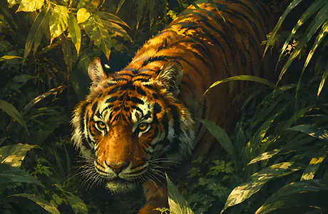 Whiskers Wallpapers: tiger, predator, jungles, hunting