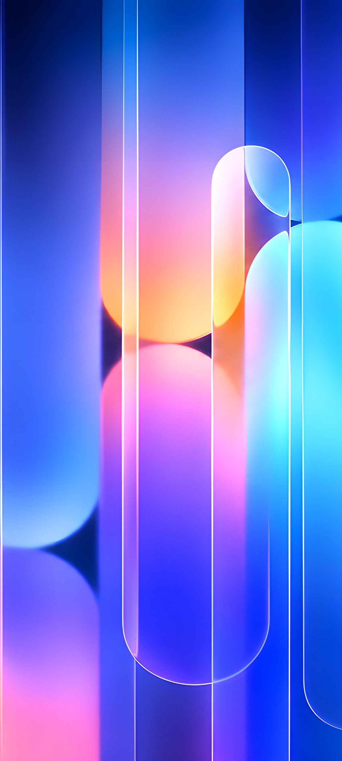 Neon Gradient Capsules - Wallpapers for Xiaomi 15 in 1200x2670 resolution