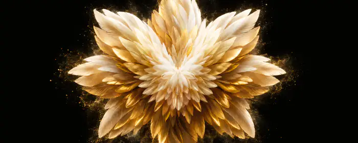 UltraWide 21:9 Abstraction wallpapers (2560x1080): feathers, gold, ornament, glow