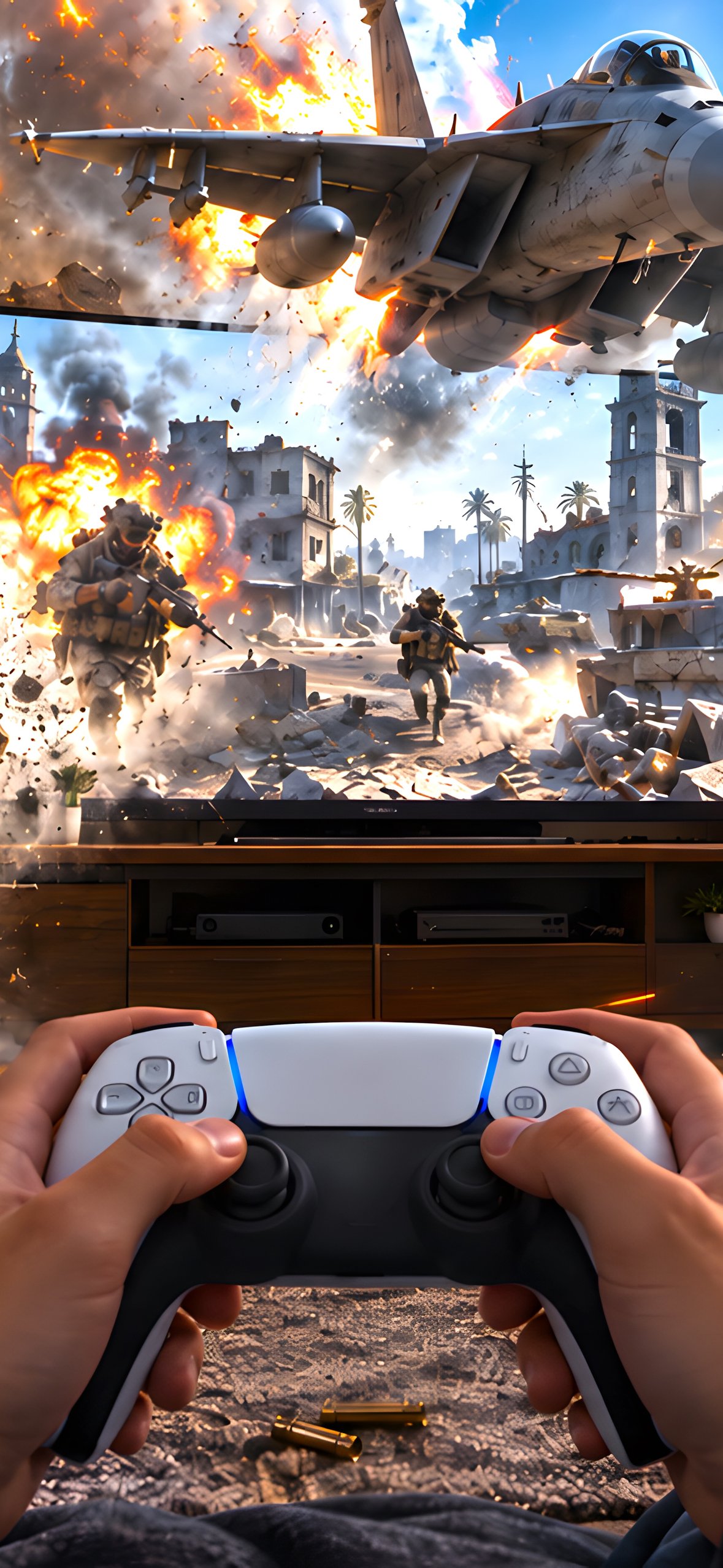 Battlefield breaks through the screen - Wallpapers for iPhone 14 Pro/15 Pro in 1179x2556 resolution