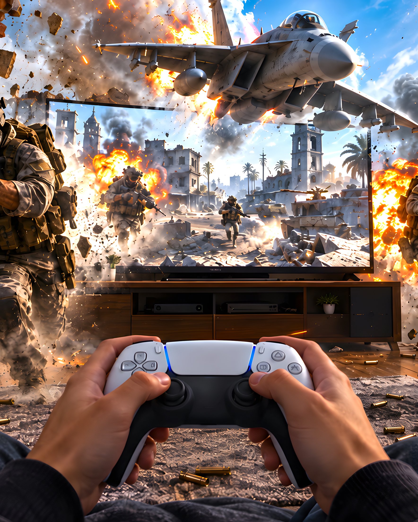 Battlefield breaks through the screen - Wallpapers for Samsung Galaxy Z Fold 2/3 in 1768x2208 resolution