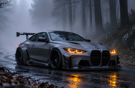 WUXGA BMW wallpapers (1920x1200): BMW M4, ADRO, carbon fiber, fog