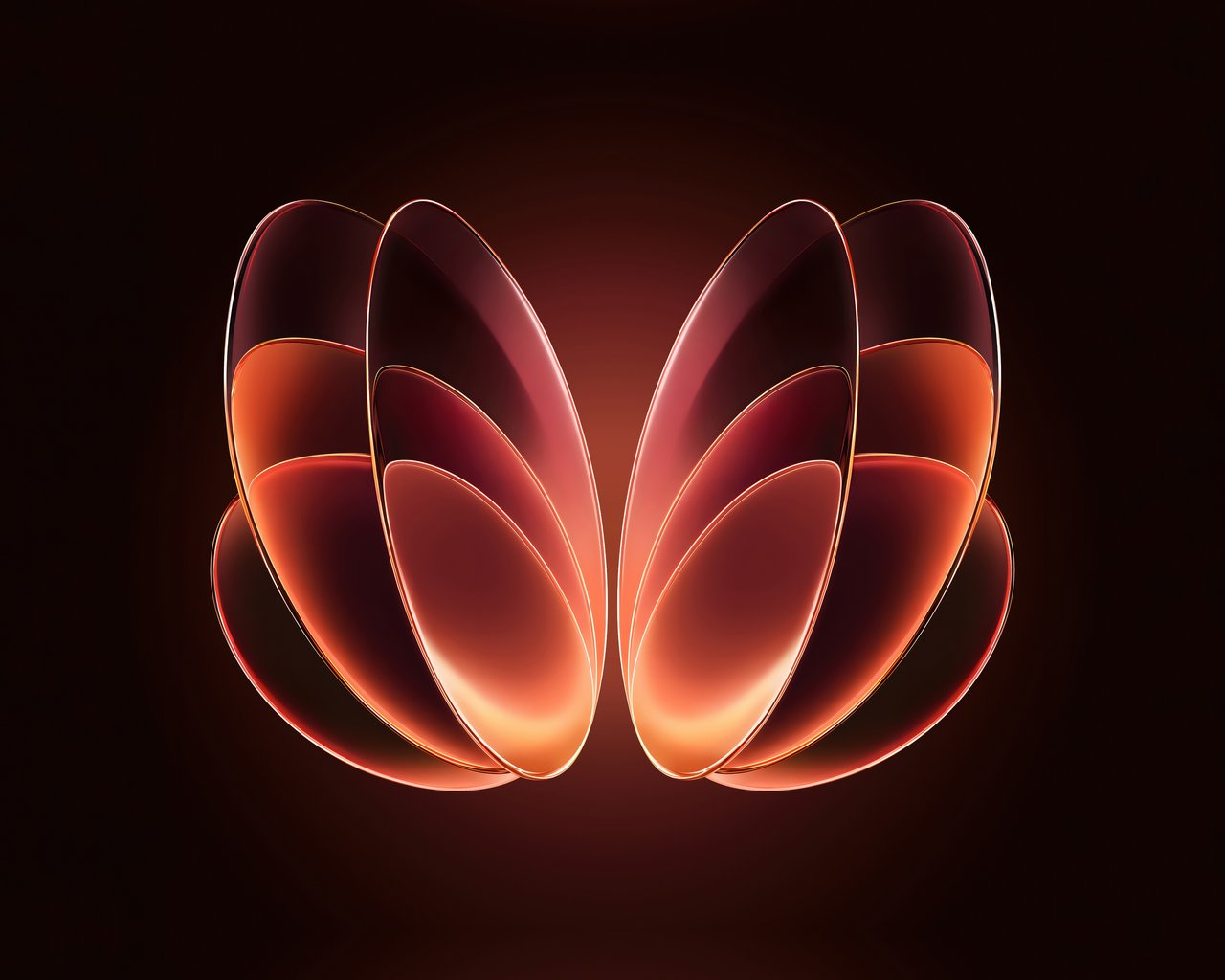Glowing Geometric Petal Abstraction - SXGA wallpapers in 1280x1024 resolution