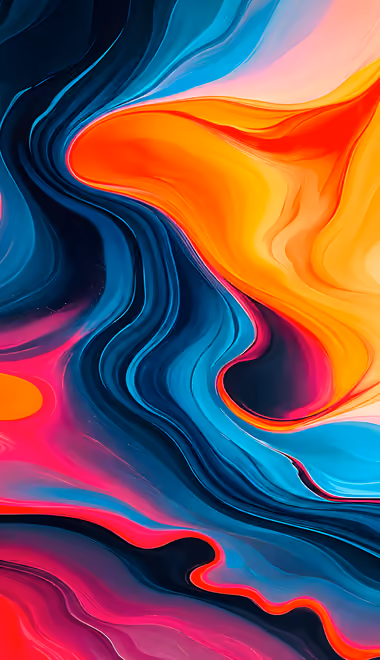 Pattern Wallpapers for Samsung Galaxy Z Flip6, Motorola Razr 2025 (1080x2640): waves, gradient, contrast, flow