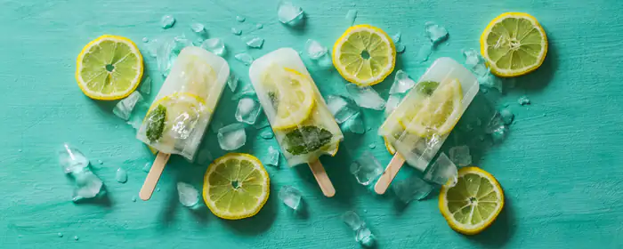UltraWide 21:9 wallpapers (3440x1440): ice cream, lemon, citrus, ice