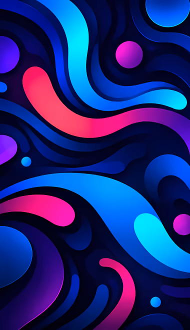 Pattern Wallpapers for Samsung Galaxy Z Flip6, Motorola Razr 2025 (1080x2640): waves, gradient, flow, shape