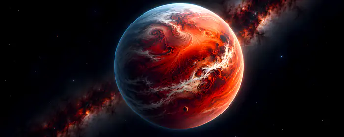 UltraWide 32:9 wallpapers (3840x1080): Mars, Milky Way, stars, planet