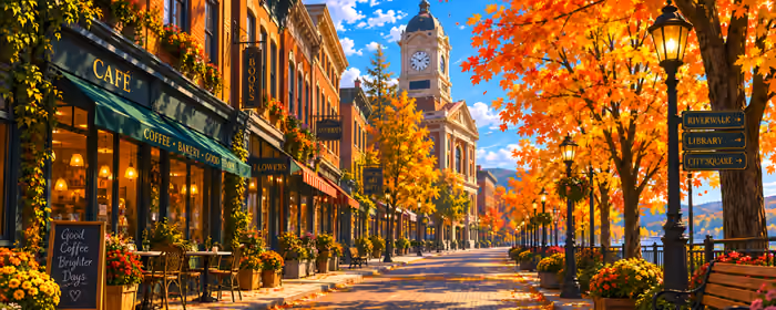 UltraWide 21:9 wallpapers (2560x1080): Europe, town, cafe, tower