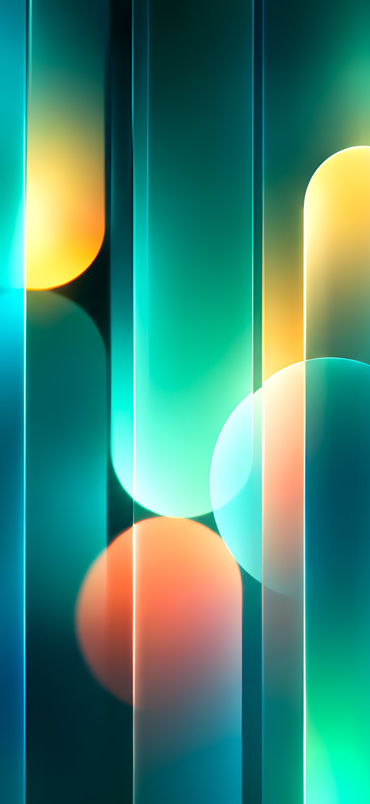 Neon capsules on a gradient background - Wallpapers for iPhone 18 Pro/18/17 Pro/17/16 Pro in 1206x2622 resolution