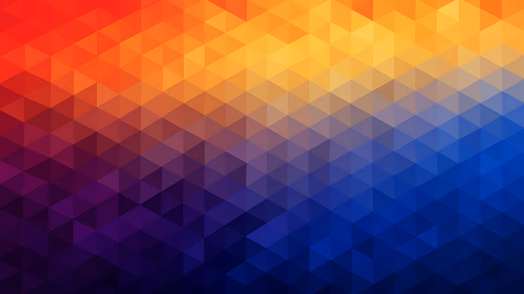 Градиентная мозаика в low poly - Обои для iPhone 11 Pro Max в разрешении 1242x2688