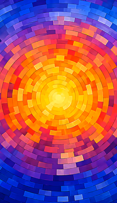 Pattern Wallpapers for Samsung Galaxy Z Flip6, Motorola Razr 2025 (1080x2640): mosaic, gradient, circle, tile