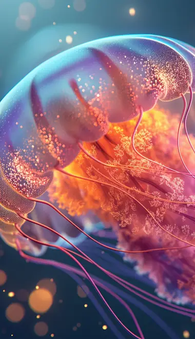 Animals wallpapers: jellyfish, tentacles, ocean, underwater