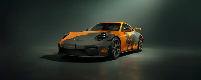 UltraWide 21:9 обои Porsche (3440x1440): Porsche 911 GT3, ливреи, студия, спорткар