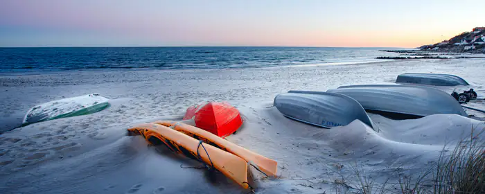 UltraWide 21:9 Sunset wallpapers (3440x1440): sunset, beach, kayak, panorama