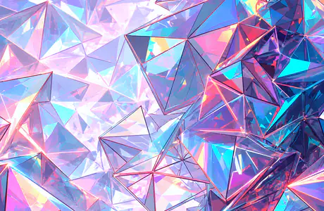 WXGA_1280 Spectrum wallpapers (1280x800): low poly, glass, crystals, spectrum