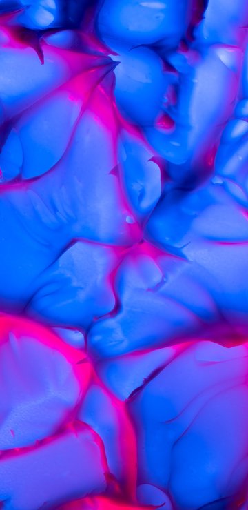 Blue Lava Abstract Flow Pattern - Wallpapers for Samsung in 360x740 resolution