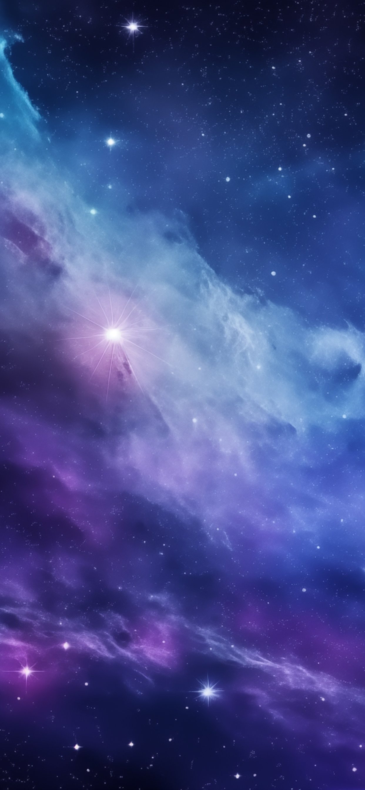 Purple Cosmic Nebula - Wallpapers for iPhone 11 Pro Max in 1242x2688 resolution