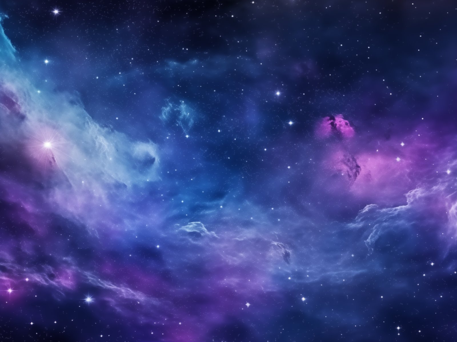 Purple Cosmic Nebula - UXGA wallpapers in 1600x1200 resolution