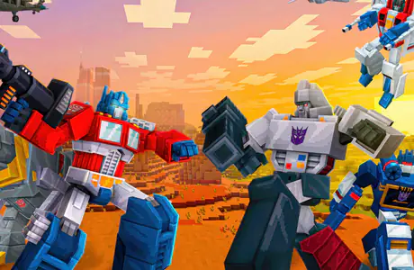 HDV 720p wallpapers (1280x720): Transformers, Minecraft, battle, robot