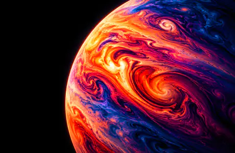 WSVGA wallpapers (1024x600): Jupiter, Solar system, planet, clouds