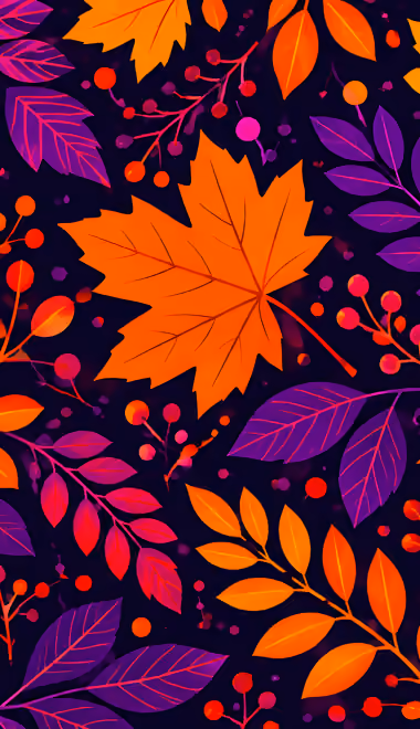 Pattern Wallpapers for Honor/Huawei (1080x2376): autumn leaves, leaves, ornament, pattern