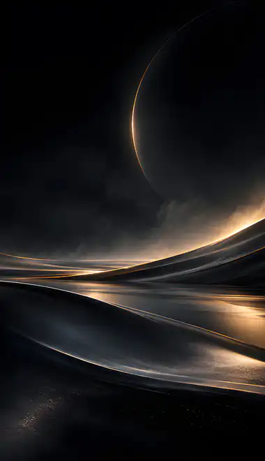 Wallpapers for Samsung, HTC, Sony (540x960): waves, lines, contrast, reflection