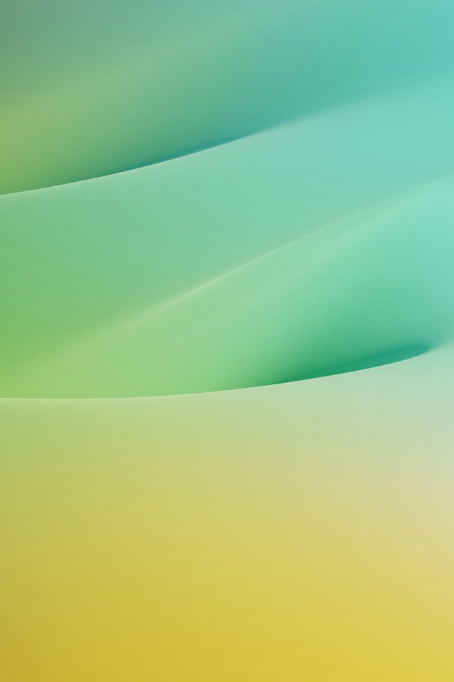 Smooth waves with a green gradient - Wallpapers for iPhone 4/4S in 640x960 resolution