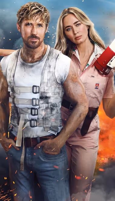 Actress Wallpapers for Samsung Galaxy A03s, Xiaomi Redmi 7A, POCO C3 (720x1440): The Fall Guy, Emily Blunt, Ryan Gosling, poster