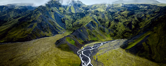 5K2K UltraWide 21:9 Water wallpapers (5120x2160): Iceland, mountains, valley, river
