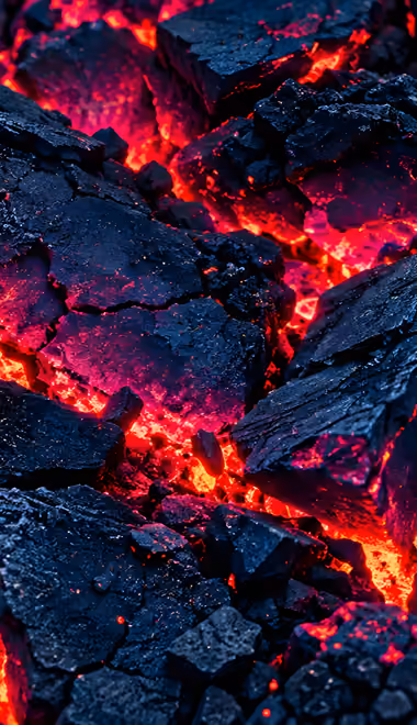 Nature wallpapers: lava, stones, heat, glow