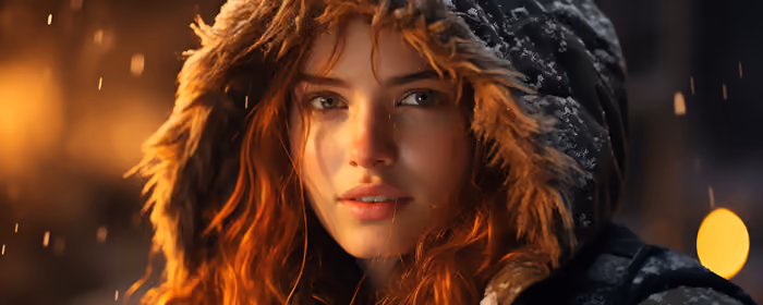 People wallpapers: woman, girl, redhead, grey eyes
