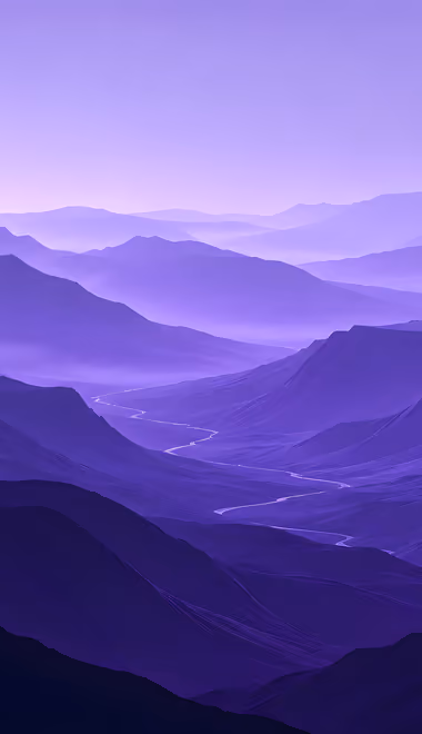 Canyon Wallpapers for Samsung/LG (720x1280): mountains, valley, twilight, silhouette