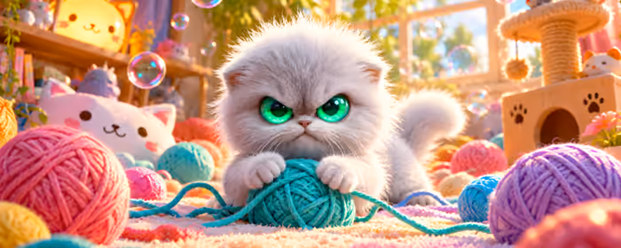 UltraWide 21:9 Paws wallpapers (3440x1440): kitten, room, paws, ball